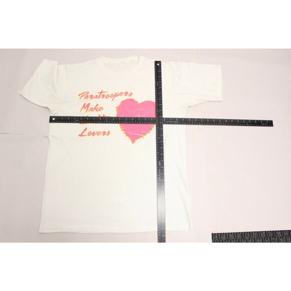 Vintage Paratroopers Make Better Lovers T Shirt XL - Picture 4 of 6